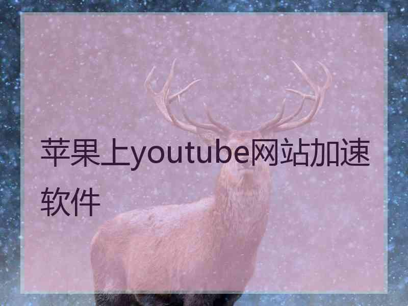 苹果上youtube网站加速软件